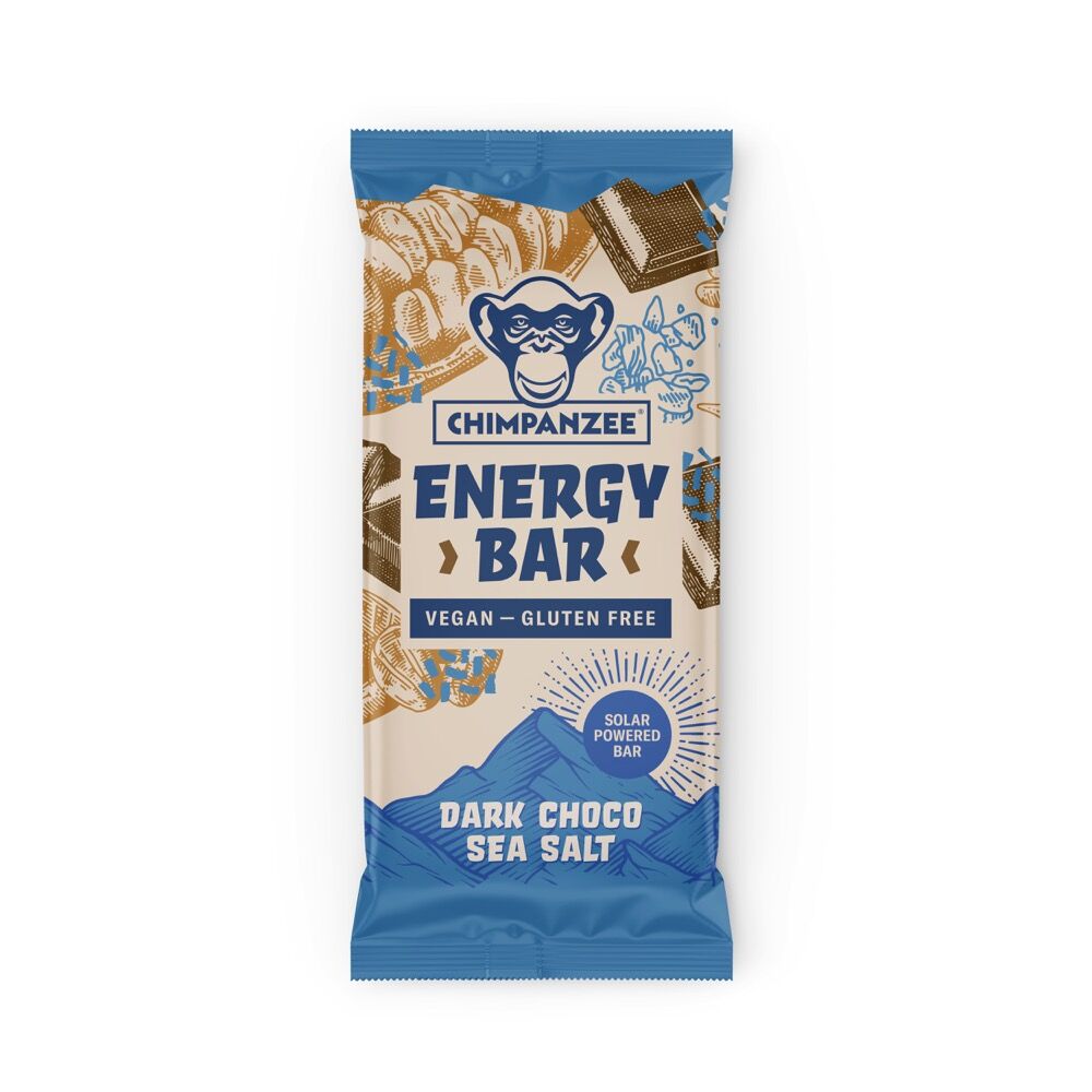 Chimpanzee Energy Dark Chocolate & Sea Salt 55g